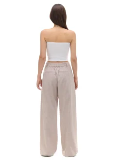 Cropp Spodnie*Beżowe spodnie tailoring beżowy