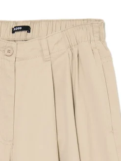 Cropp Spodnie*Beżowe spodnie wide leg beżowy