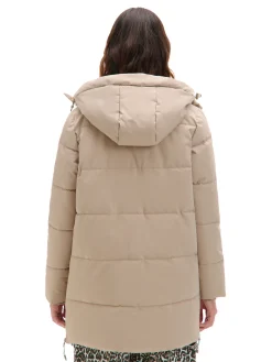 Cropp Kurtki, Płaszcze*pikowany płaszcz beżowy