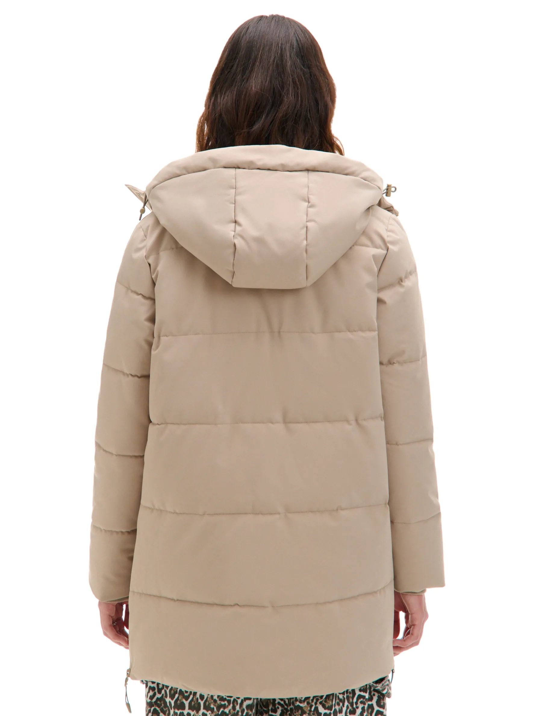 Cropp Kurtki, Płaszcze*pikowany płaszcz beżowy