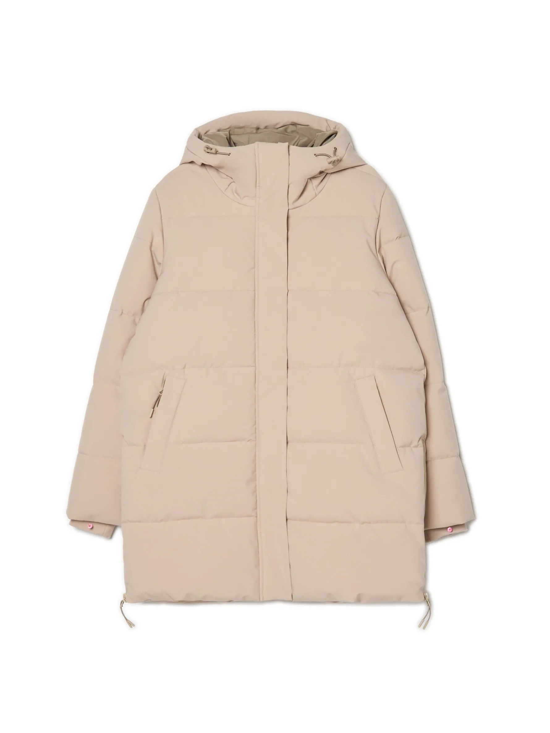 Cropp Kurtki, Płaszcze*pikowany płaszcz beżowy