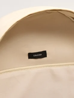 Cropp Torby, Plecaki*Beżowy plecak z metalowymi detalami kremowy