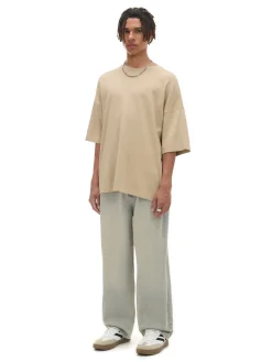 Cropp Koszulki*T-shirt basic beżowy