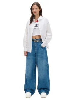 Cropp Koszule, Bluzki*Biała koszula oversize biały