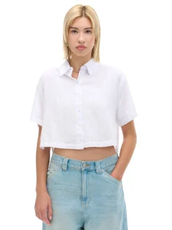 Cropp Koszule, Bluzki*Biała koszula w retro stylu biały