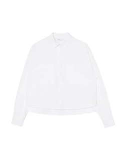 Cropp Koszule, Bluzki*Biała koszula z rozcięciami biały