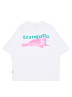 Cropp Koszulki*Biała koszulka z foczką biały