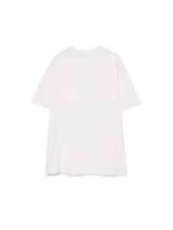 Cropp Unisex|Unisex*Biała koszulka z kolorowym nadrukiem UNISEX jasnyszary