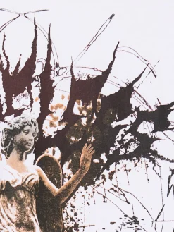 Cropp Unisex|Unisex*Biała koszulka z nadrukiem rzeźby UNISEX biały