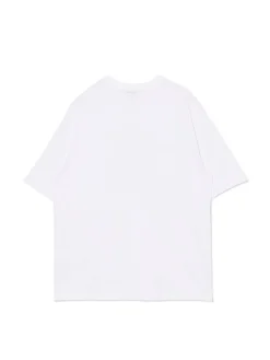 Cropp Koszulki*Biała koszulka z nadrukiem biały