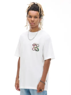 Cropp Koszulki*Biała koszulka z wężami biały