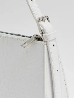 Cropp Torby, Plecaki*Biała torebka z imitacji skóry biały