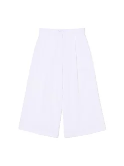 Cropp Spodnie*Białe kuloty biały