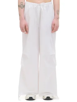 Cropp Spodnie*Białe spodnie wide leg biały