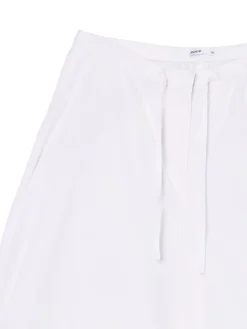 Cropp Spodnie*Białe spodnie wide leg biały