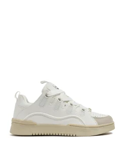 Cropp Sneakersy*Białe sportowe sneakersy biały