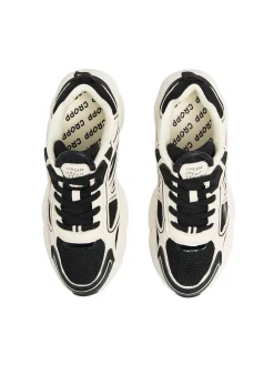 Cropp Sneakersy*Biało-czarne sneakersy czarny