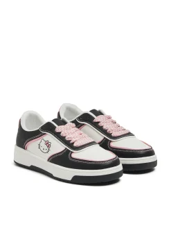Cropp Sneakersy*Biało-czarne sneakersy Hello Kitty czarny