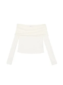 Cropp Swetry*sweter typu carmen biały