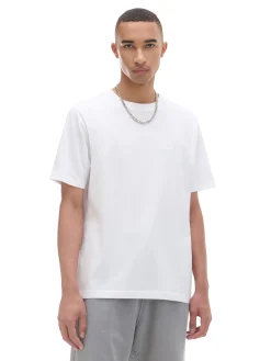 Cropp Koszulki*T-shirt z haftem biały