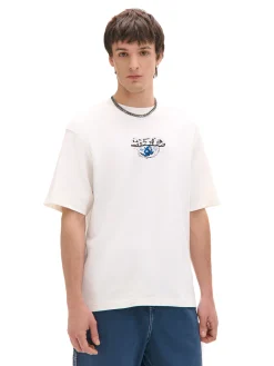 Cropp Koszulki*T-shirt z nadrukami biały