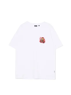 Cropp Koszulki*T-shirt z naszywką biały