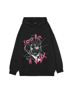 Cropp Bluzy*Bluza Arcane z efektem glow in the dark czarny