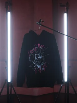 Cropp Bluzy*Bluza Arcane z efektem glow in the dark czarny