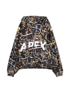 Cropp Bluzy*Bluza hoodie z leśnym nadrukiem biały