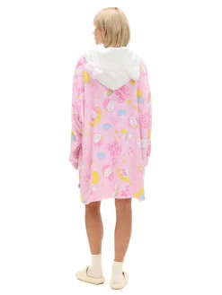Cropp Cozy|Piżamy*Bluza typu snuddie z Hello Kitty różowy