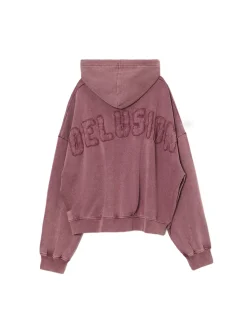 Cropp Bluzy|Unisex*Bluza z kapturem i aplikacją UNISEX różowy