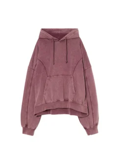 Cropp Bluzy|Unisex*Bluza z kapturem i aplikacją UNISEX różowy