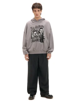 Cropp Bluzy*Bluza z kapturem i Laleczką Chucky jasnyszary