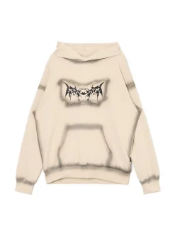 Cropp Bluzy*Bluza z kapturem i nadrukami beżowy