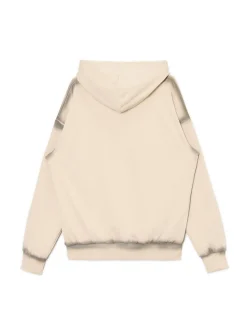 Cropp Bluzy*Bluza z kapturem i nadrukami beżowy