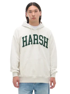 Cropp Bluzy*Bluza z kapturem i naszywkami jasnyszary