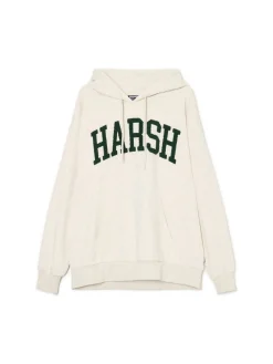 Cropp Bluzy*Bluza z kapturem i naszywkami jasnyszary