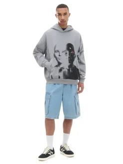 Cropp Bluzy*Bluza z motywem AI jasnyszary