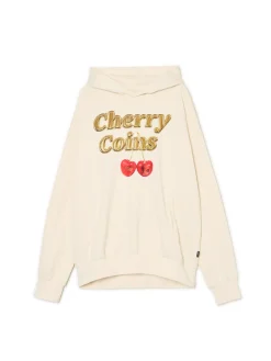 Cropp Bluzy*Bluza z motywem cherry kremowy