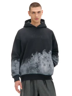 Cropp Bluzy*Bluza z nadrukiem dymu czarny