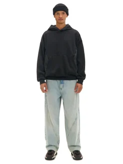 Cropp Bluzy*Bluza z tkaninowymi wstawkami czarny