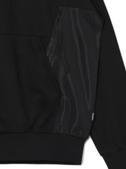 Cropp Bluzy*Bluza z tkaninowymi wstawkami czarny