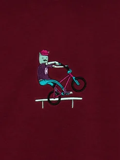 Cropp Bluzy*Bluza ze streetową naszywką kasztanowy