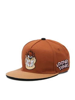 Cropp Czapki*Brązowa czapka z daszkiem Looney Tunes brązowy