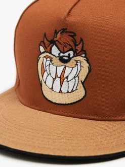 Cropp Czapki*Brązowa czapka z daszkiem Looney Tunes brązowy