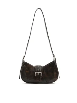 Cropp Torby, Plecaki*Brązowa torebka typu bagietka brązowy