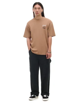 Cropp Koszulki*T-shirt z kawą brązowy