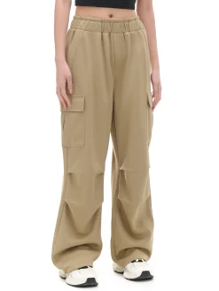 Cropp Spodnie*Bursztynowe spodnie cargo żółty