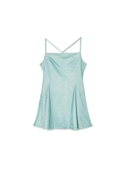 Cropp Sukienki, Kombinezony*Błyszcząca sukienka mini zielony