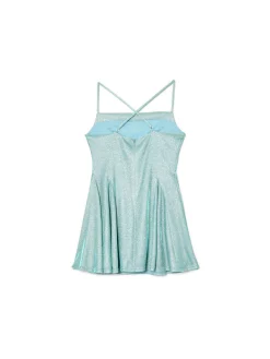 Cropp Sukienki, Kombinezony*Błyszcząca sukienka mini zielony